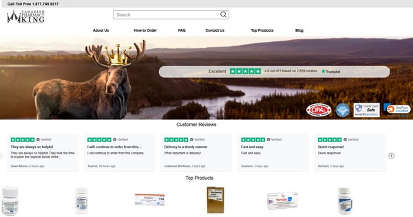 Canadian Pharmacy King website